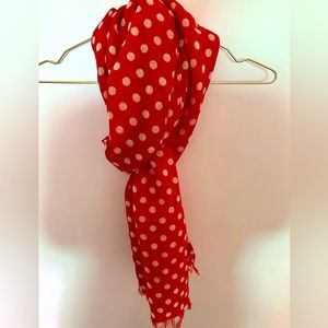 Kate Spade Wool Polka Dot Scarf